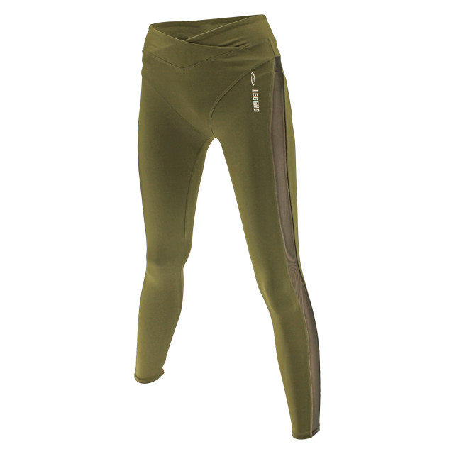 Legend Sports Legend pro quality dry-fit sportlegging army green Y4620010ARMYGREEN LEGGINGS large