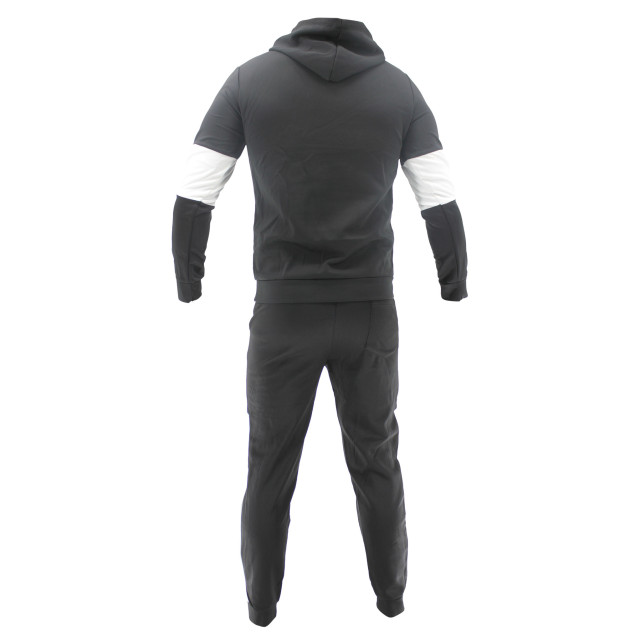 Legend Sports Functioneel joggingpak heren/dames zwart & wit polyester Y4830012BLACKS large