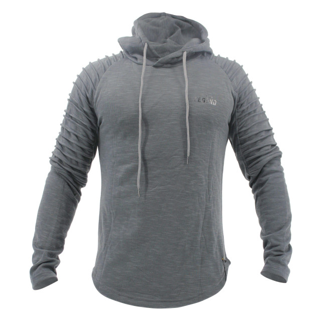 Legend Sports Hoodie rib sleeve grey Y4810004GREYM large