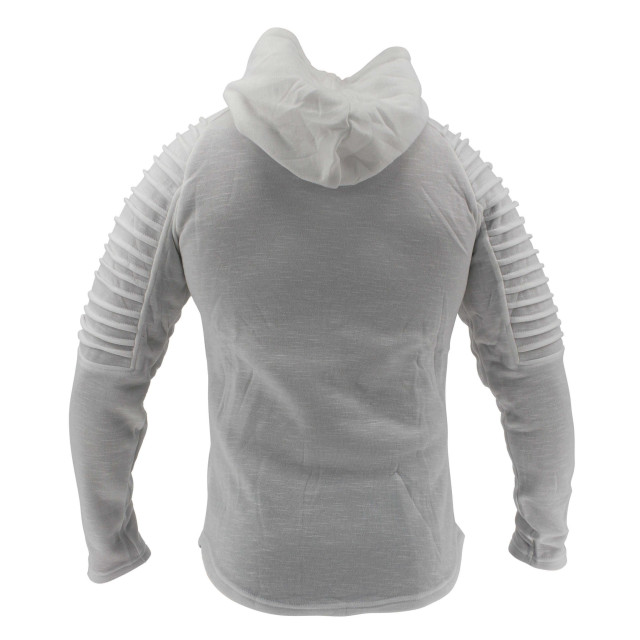 Legend Sports Hoodie rib sleeve white Y4810004WHITEM large