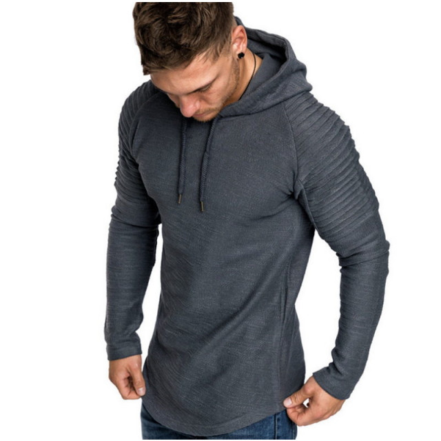 Legend Sports Hoodie rib sleeve grey Y4810004GREYM large