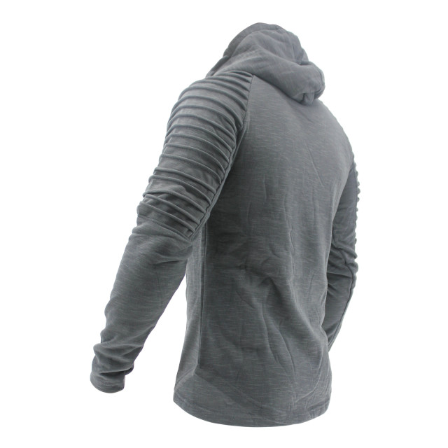 Legend Sports Hoodie rib sleeve grey Y4810004GREYM large