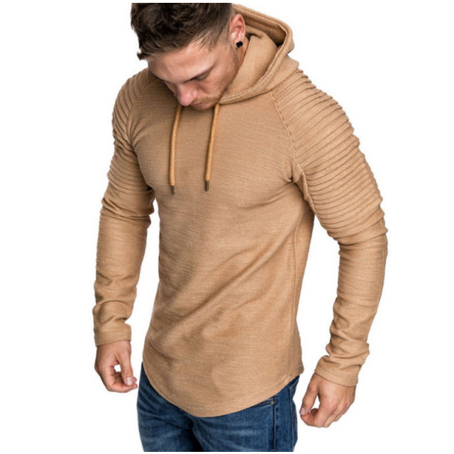 Legend Sports Hoodie rib sleeve khaki Y4810004KHAKIXL large