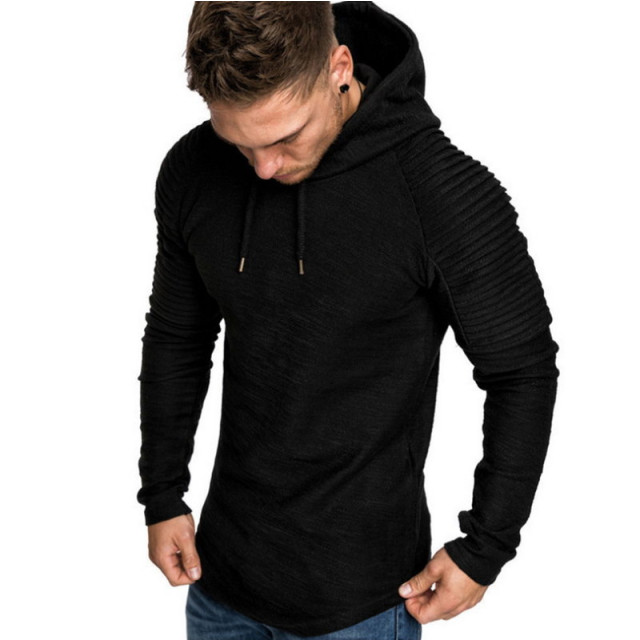 Legend Sports Hoodie rib sleeve black Y4810004BLACKM large