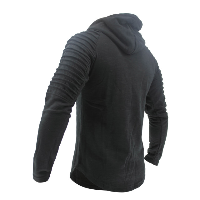 Legend Sports Hoodie rib sleeve black Y4810004BLACKM large