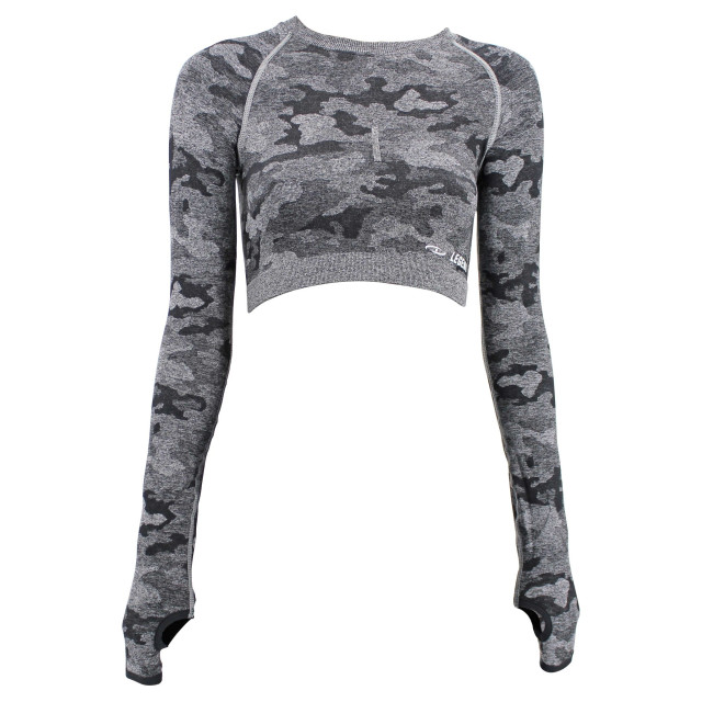 Legend Sports Dames sport-top camo black Y4710010GRAYTOPM large