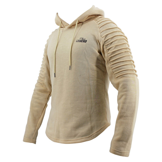 Legend Sports Hoodie rib sleeve khaki Y4810004KHAKIXL large