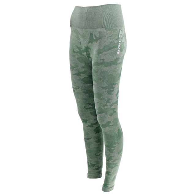 Legend Sports Dames sportlegging camo green Y4710010LGREEN LEGGINGS large