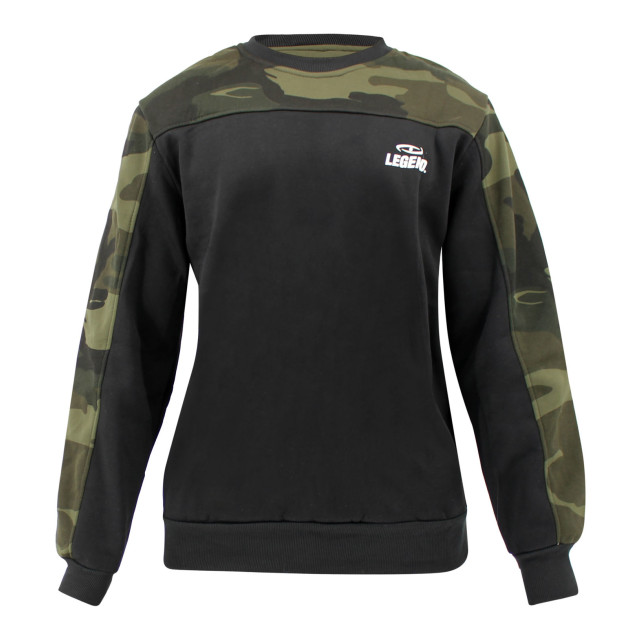 Legend Sports Trui/sweater dames/heren camo fleece Y5610016BLCMXL large