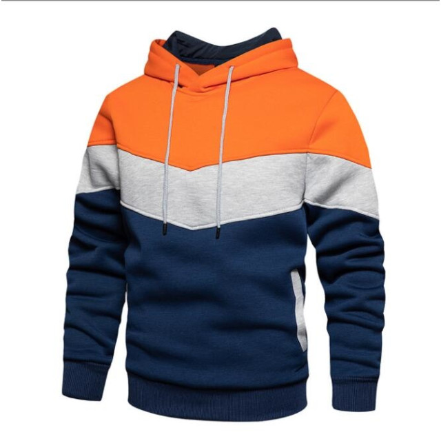 Legend Sports Hoodie legend tricolore dames/heren oranje fleece Y5610001ORL large