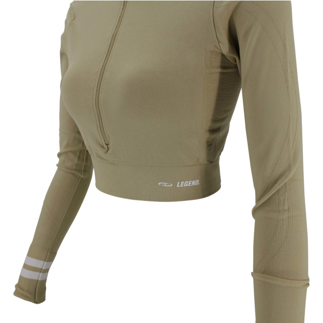 Legend Sports Sport top dames khaki Y4630108KTS large