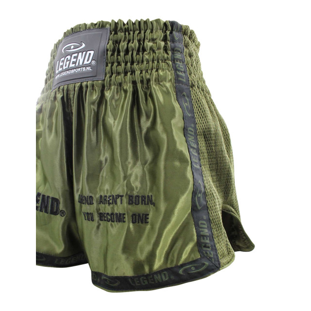 Legend Sports Kickboks broekje army green kids/volwassenen PSW05ARGRL large