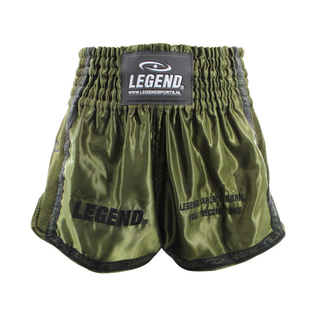 Legend Sports Kickboks broekje army green kids/volwassenen PSW05ARGRL large