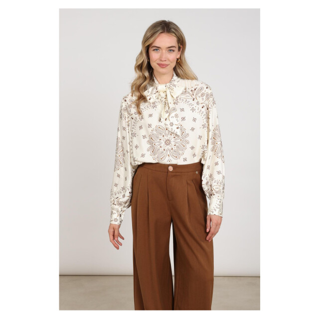 Nukus Angie blouse tie paisley blouses nkf02201 NKF02201 large