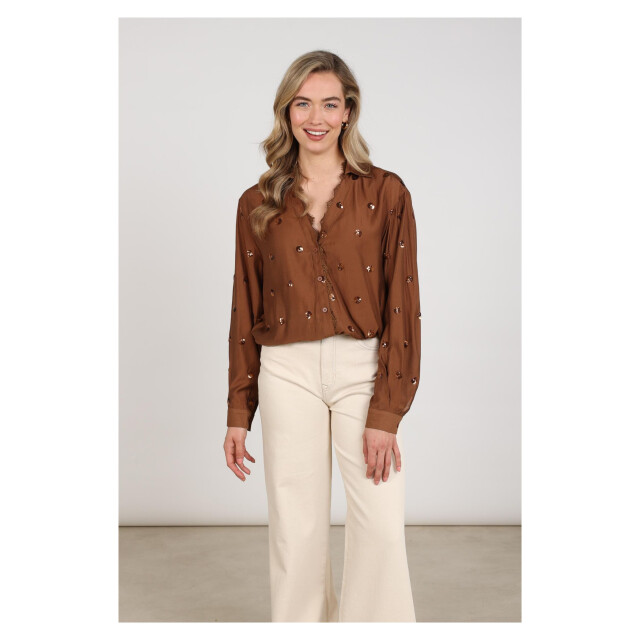Nukus Anika blouse paillet blouses nkf02160 NKF02160 large