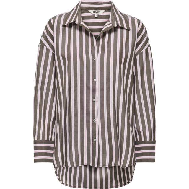 Only Onloregon alva lange mouw reg shirt coffee bean 15367554-237375018 large