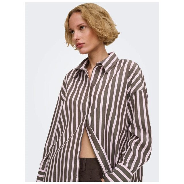 Only Onloregon alva lange mouw reg shirt coffee bean 15367554-237375018 large