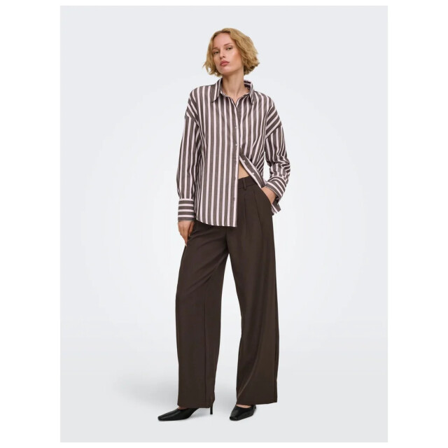 Only Onloregon alva lange mouw reg shirt coffee bean 15367554-237375018 large
