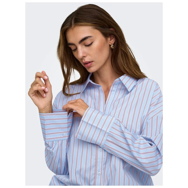 Only Onloregon alva lange mouw reg shirt dusty blue 15367554-212030016 large