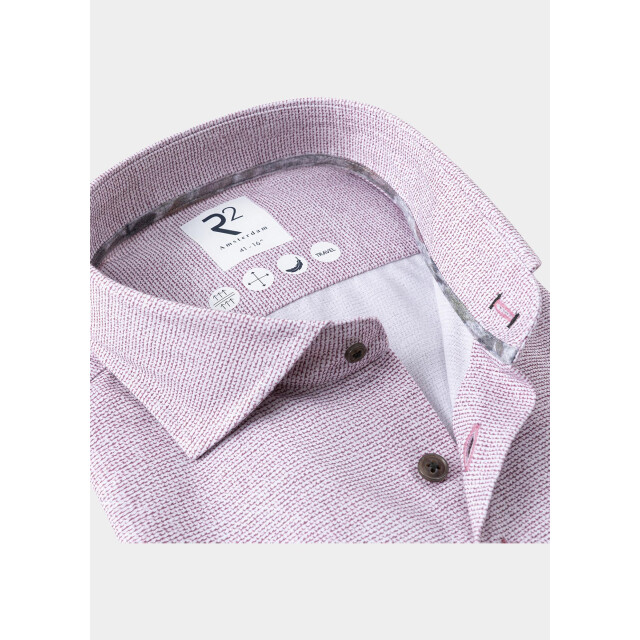 R2 Amsterdam Overhemd extra lange mouw knitted polyester sorona shir 134.wsp.xls.013/084 211418 large