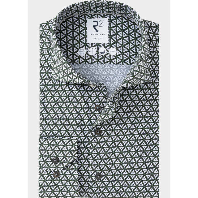 R2 Amsterdam Overhemd heren printed single jersey shirt 134.wsp.005/074 211355 large
