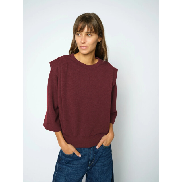 Mos Mosh 180790 278 mosmosh mmmae o-3/4 sleeve sweatshirt port royale 180790 278 large