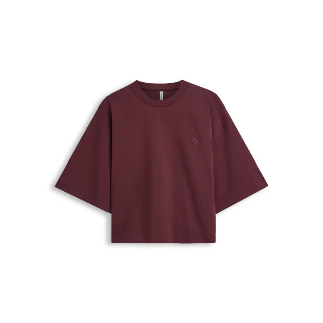 Summum 3s5332-30799 335 tee heavy jersey dark burgundy 3s5332-30799 335 large