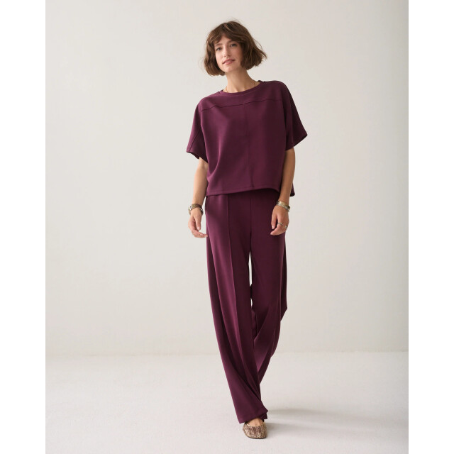 Summum 3s5335-30606 335 boxy top soft scuba dark burgundy 3s5335-30606 335 large
