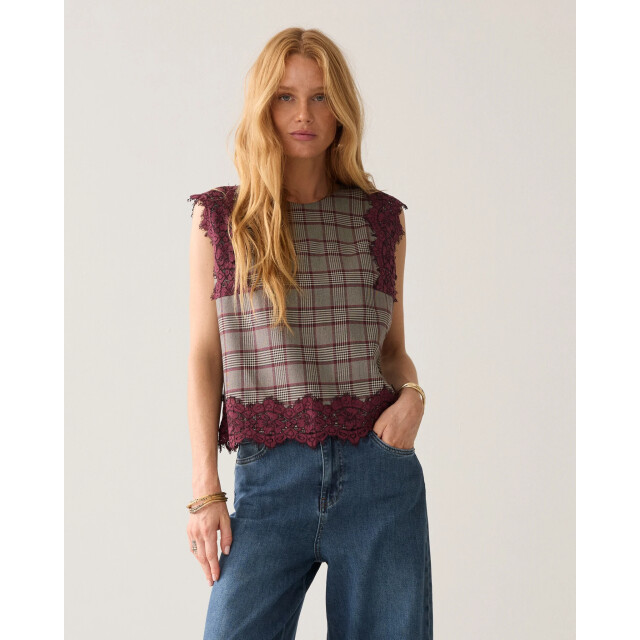 Summum 2s3525-12482 120 top check burgundy multicolour 2s3525-12482 120 large