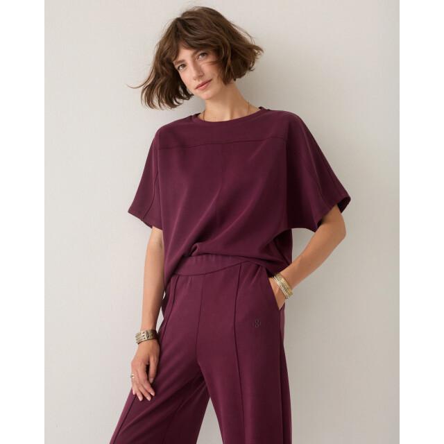 Summum 3s5335-30606 335 boxy top soft scuba dark burgundy 3s5335-30606 335 large