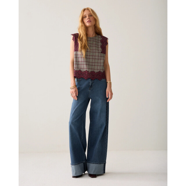 Summum 2s3525-12482 120 top check burgundy multicolour 2s3525-12482 120 large