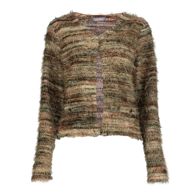 Geisha 64500-10 775 vest stripes hairy brown 64500-10 775 large