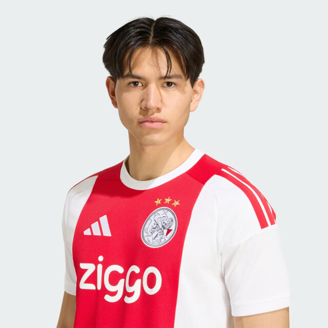 Adidas ajax h jsy wedstrijdshirt korte mouw replica voetbal heren - 075236_100-XL large