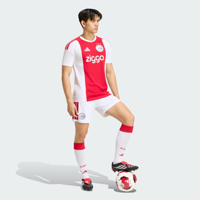 Adidas ajax h jsy wedstrijdshirt korte mouw replica voetbal heren - 075236_100-XL large