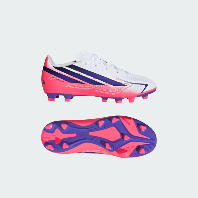 Adidas f50 hyperfast club fg/mg j voetbal schoen firm ground jongens - 075527_100-32 large