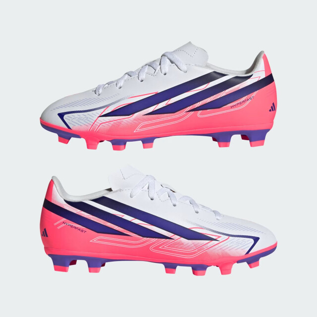 Adidas f50 hyperfast club fg/mg j voetbal schoen firm ground jongens - 075527_100-32 large