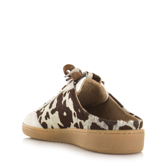 DWRS Label Dwrs nome cow hair on sand/off white lage sneakers dames B11850-02 8358 large