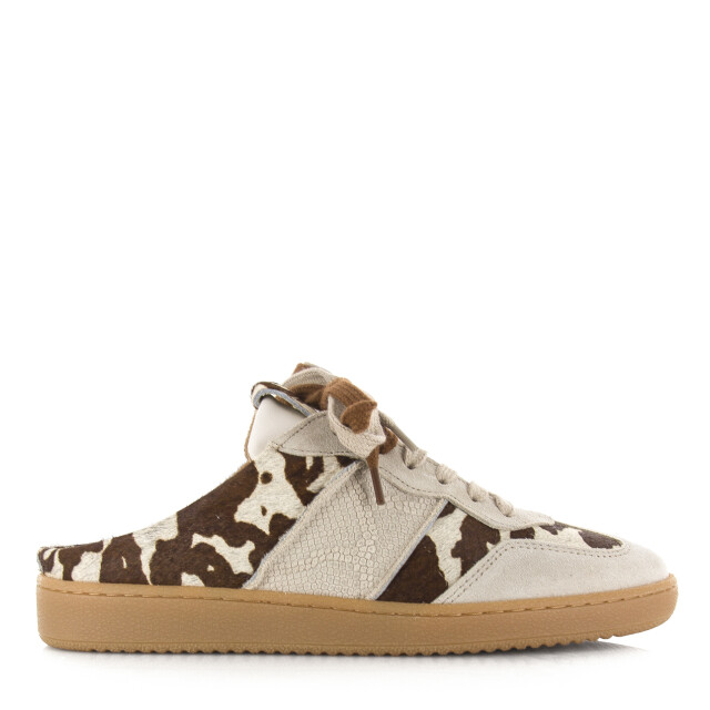 DWRS Label Dwrs nome cow hair on sand/off white lage sneakers dames B11850-02 8358 large