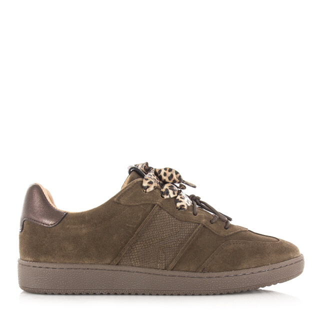 DWRS Label Dwrs poona sneakers dark brown lage sneakers dames B11456-36 large