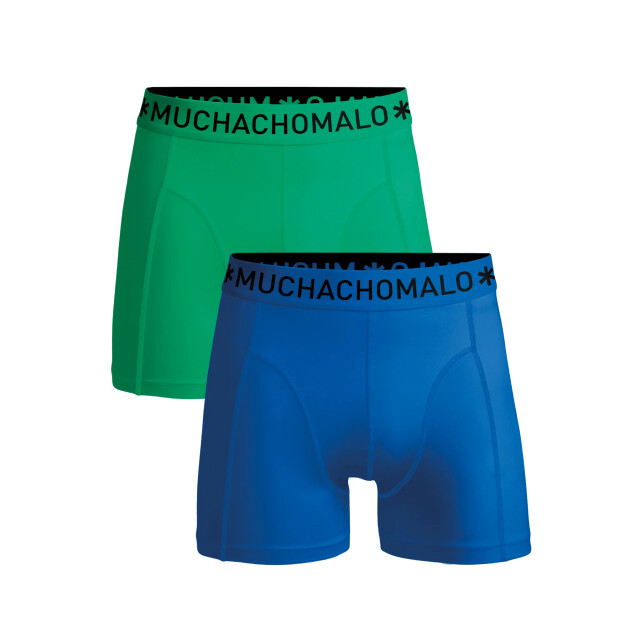 Muchachomalo Jongens 2-pack boxershorts U-SOLID1010-1362J large
