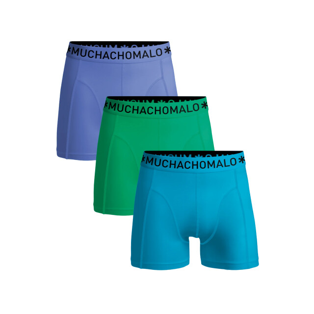 Muchachomalo Jongens 3-pack boxershorts U-SOLID1010-1371J large