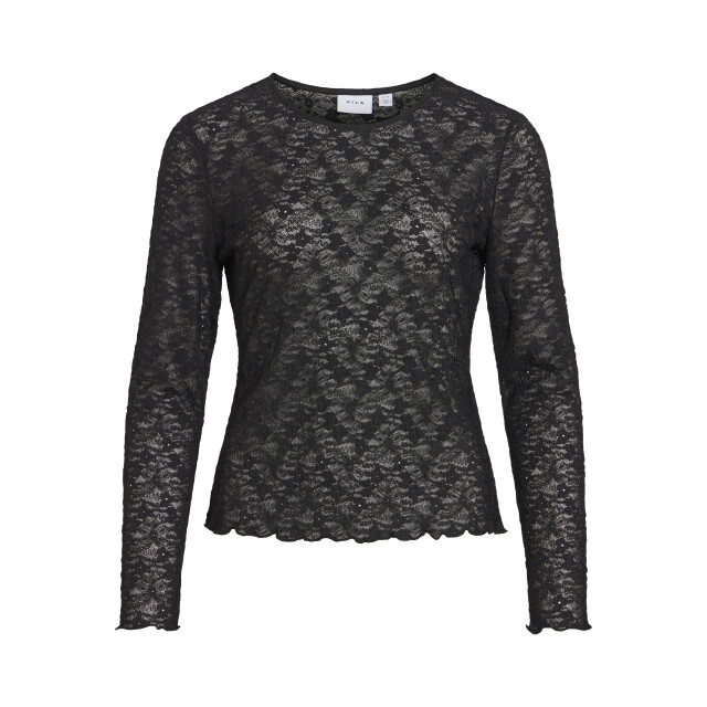 Vila Vifay kanten top met lange mouwen 14119318 large