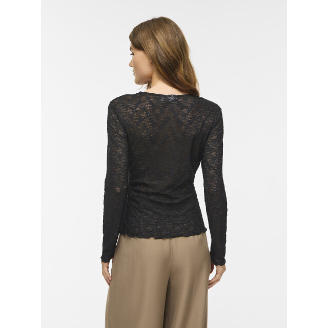 Vila Vifay kanten top met lange mouwen 14119318 large