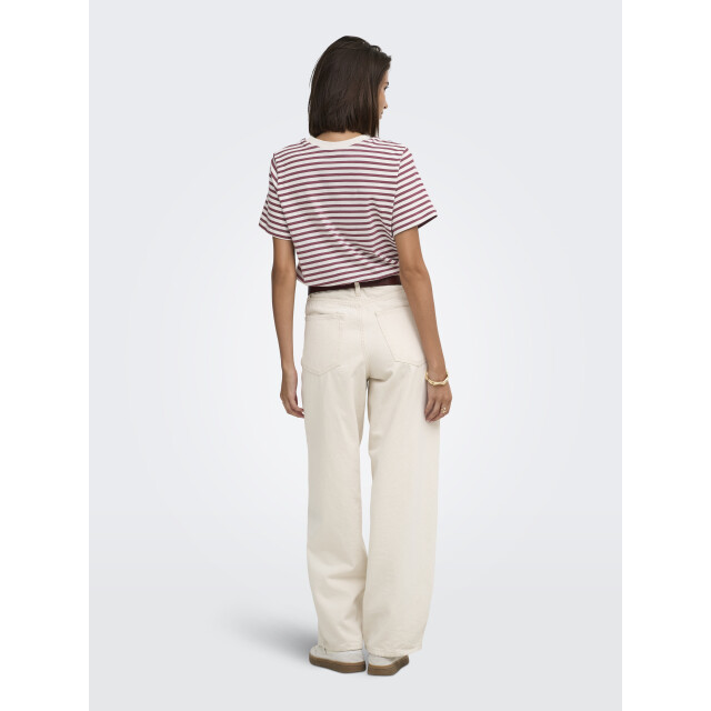 Jacqueline de Yong Jdy pisa gestreept t-shirt met hartje 15298612 large
