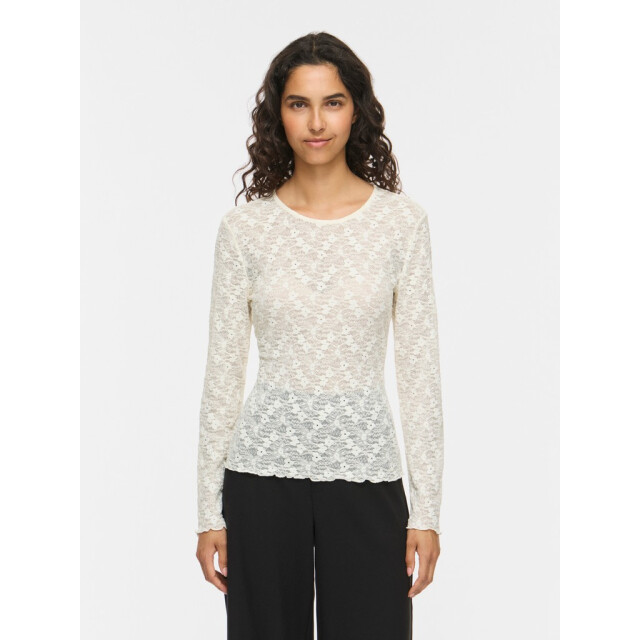 Vila Vifay o-neck ls top noos ecru 4389.03.0035 large