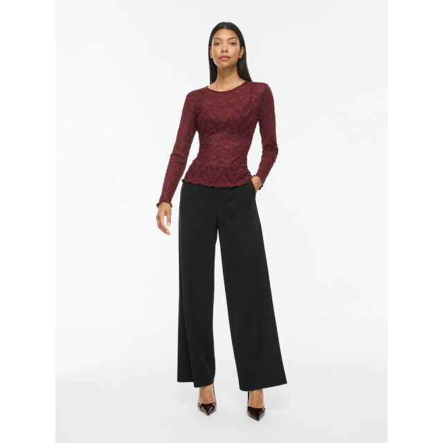 Vila Vifay o-neck ls top noos bordeaux 4389.47.0029 large