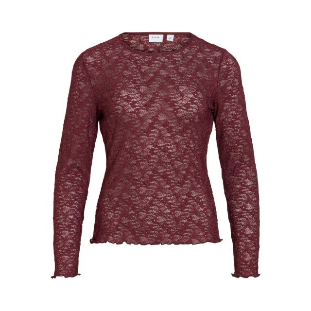 Vila Vifay o-neck ls top noos bordeaux 4389.47.0029 large