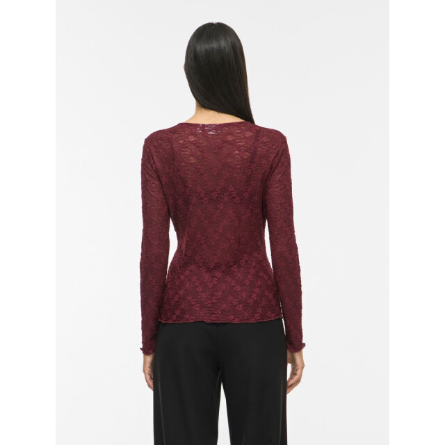 Vila Vifay o-neck ls top noos bordeaux 4389.47.0029 large