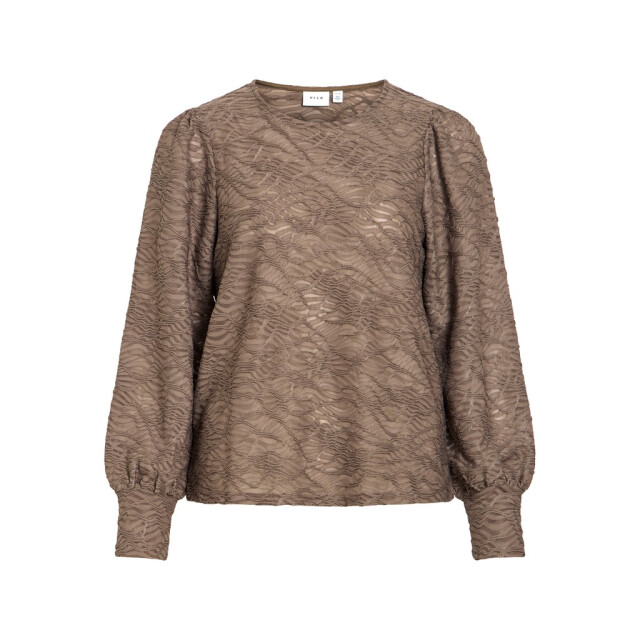 Vila Vifina ls o-neck top noos taupe 4389.77.0006 large