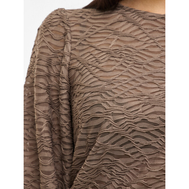 Vila Vifina ls o-neck top noos taupe 4389.77.0006 large
